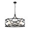 Z-Lite Malcalester 8 Light Pendant, Matte Black & White 481P30-MB-BN - alternate 5